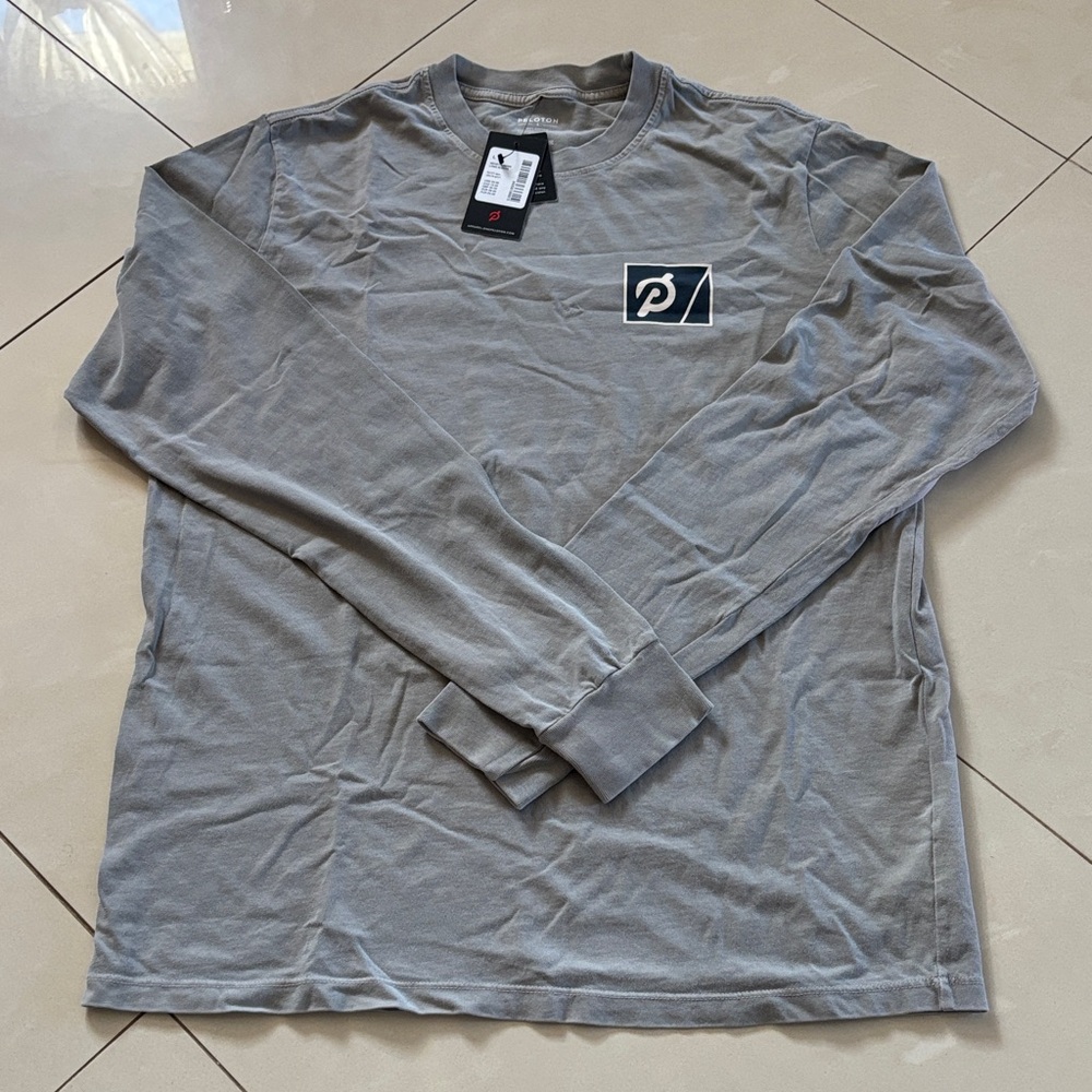 Peloton Gray Long Sleeve Men's Tee